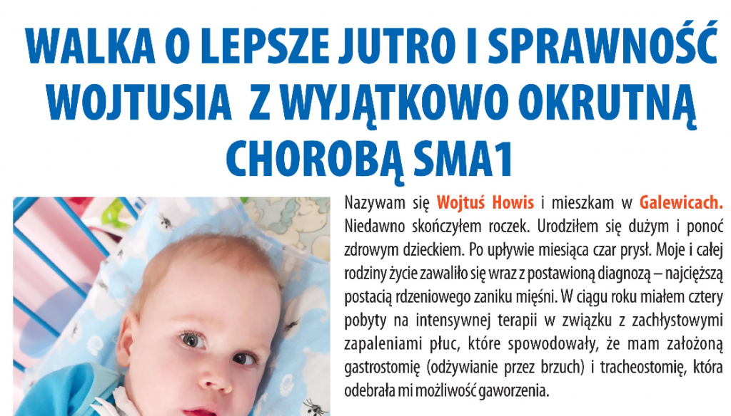 Prosimy o pomoc dla Wojtusia