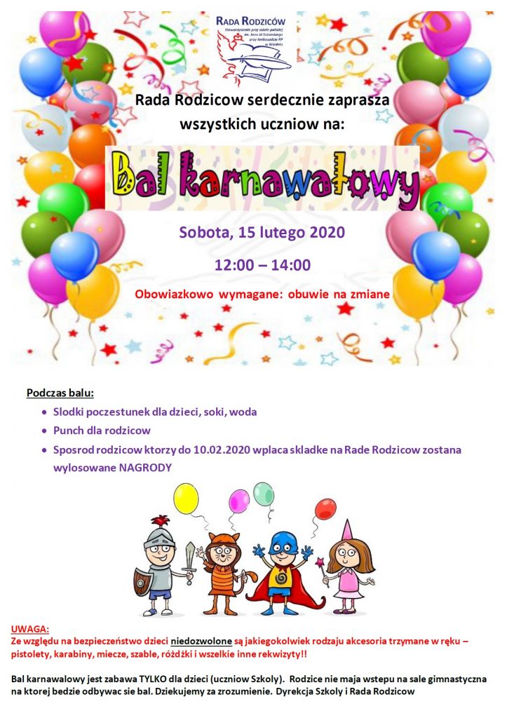 Bal karnawałowy 2020