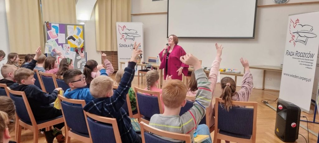 Spotkanie autorskie z Justyną Bednarek dla klas IV-VI