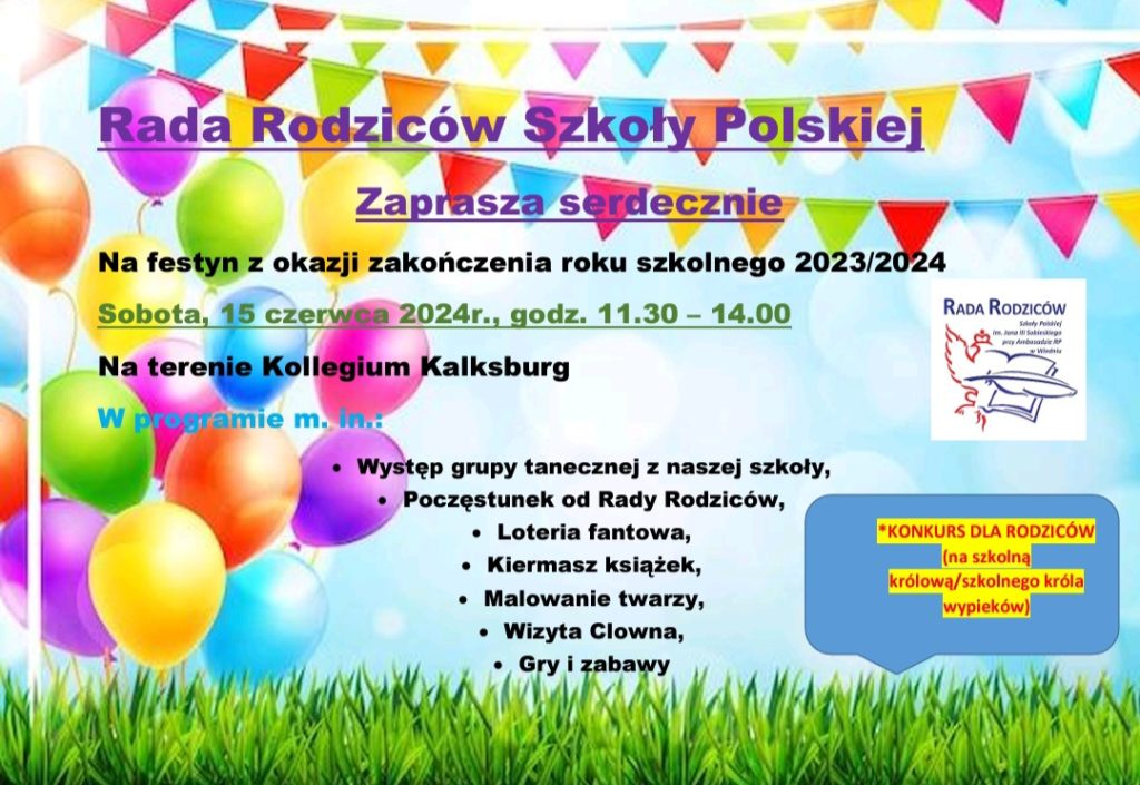 Zapraszamy na Dzień Otwarty i festyn na zakończenie roku szkolnego!