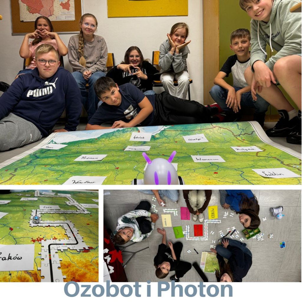 Robotyka i druk 3D – wykorzystanie sprzętów zakupionych w ramach programu „Laboratoria Przyszłośći”.