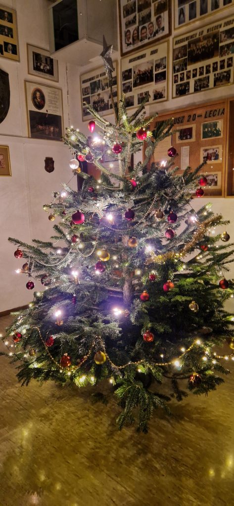 Świąteczny wystrój naszej szkoły.