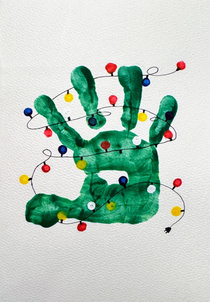 Laureaci konkursu na świąteczną kartkę.