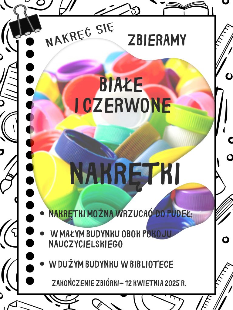 Uwaga, zbieramy nakrętki !!!