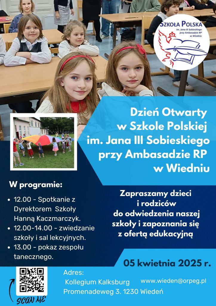 ZAPRASZAMY- DZIEŃ OTWARTY – 5 KWIETNIA 2025 R.