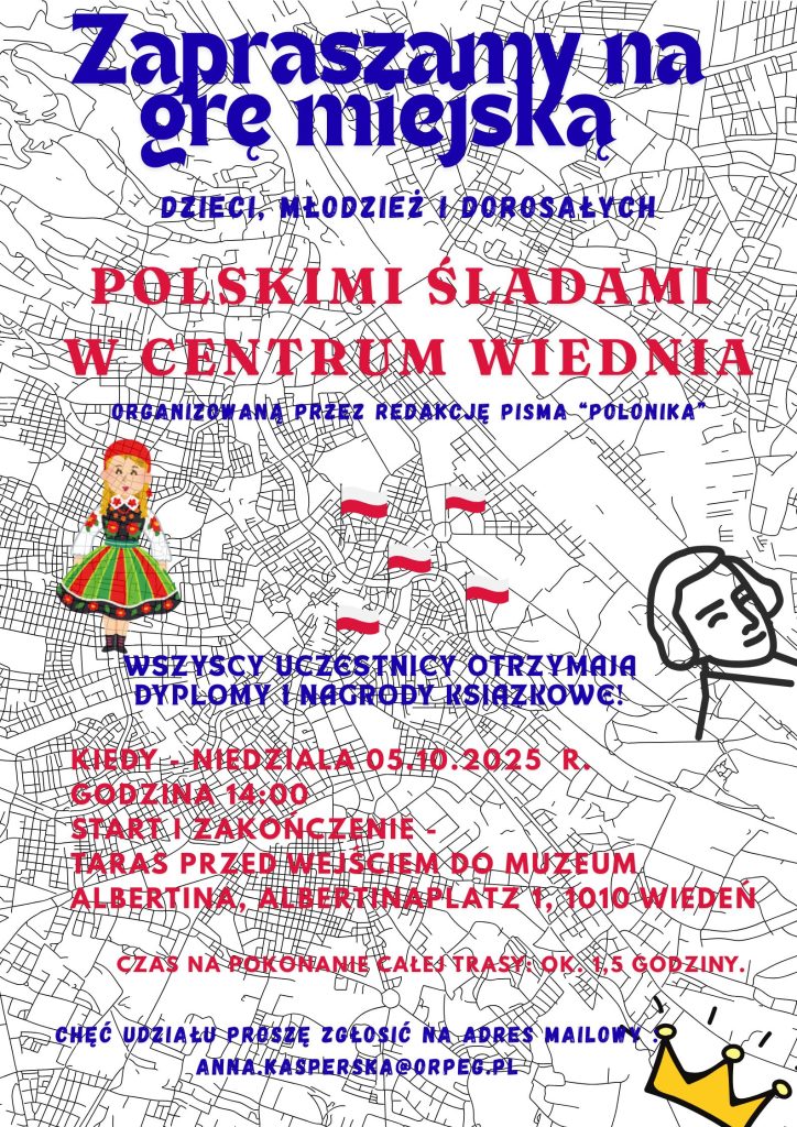 Gra miejska- Polskimi śladami w centrum Wiednia.