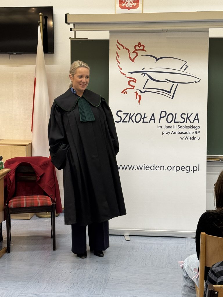 Spotkanie pt. „Prawo vs. Hejt. Szkoła wolna od hejtu”, prowadzone przez panią adwokat Agatę  Wolińską-Umschaden w ramach programu „Adwokaci rozjaśniają Prawo”.