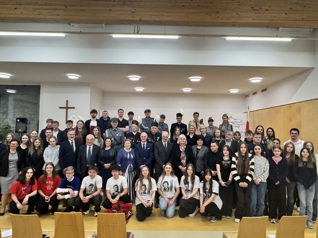 Spotkanie ze świadkami historii- górnikami z kopalni „Wujek”.