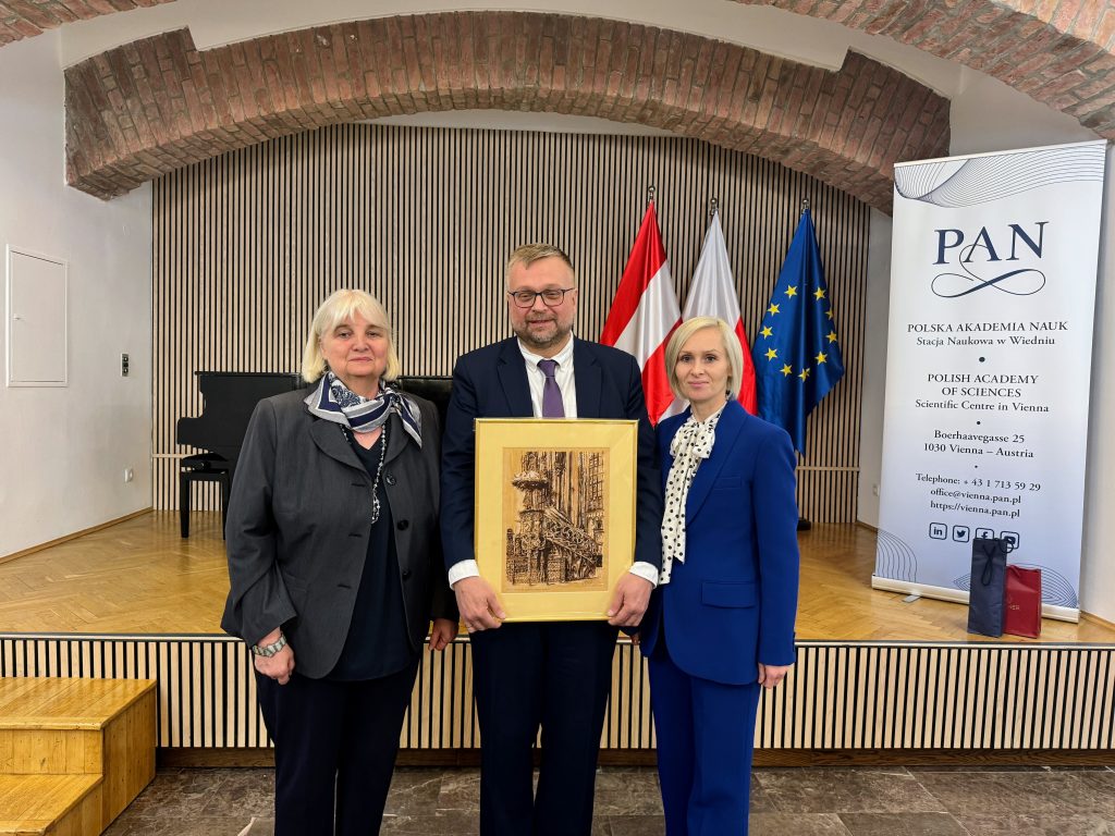 Pożegnanie Dyrektora Stacji Naukowej PAN w Wiedniu- prof. dr hab. Piotra Szlantę.