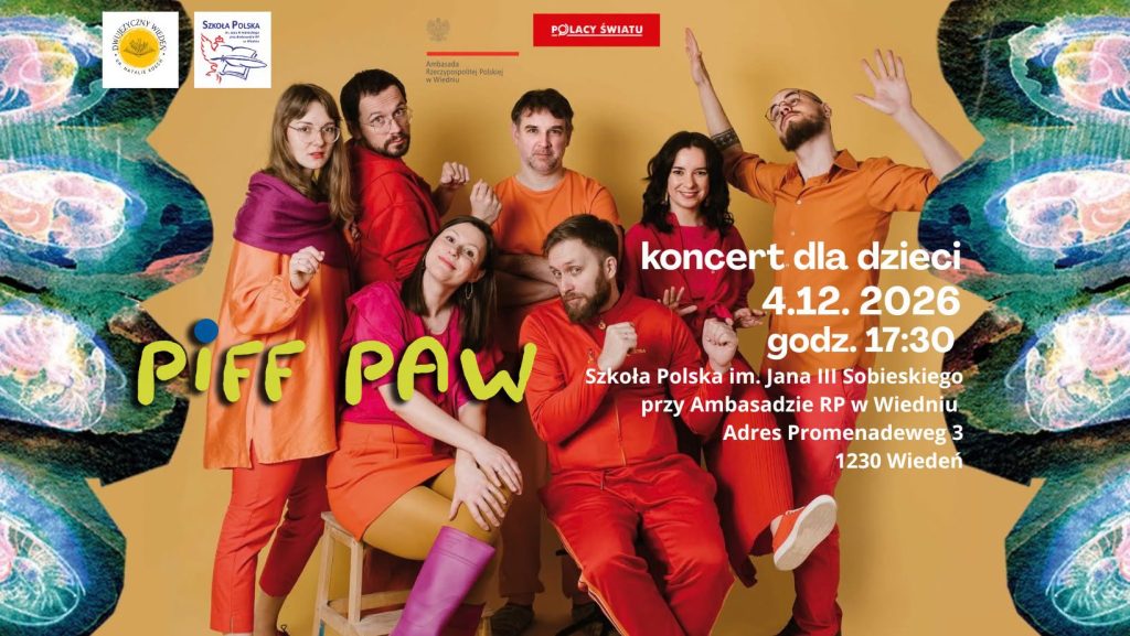 Zapraszamy na koncert zespołu PIFF PAW!