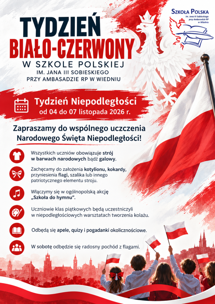 Zapraszamy na obchody Narodowego Święta Niepodległośći